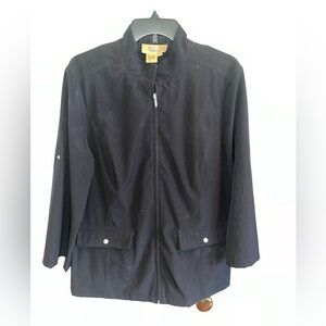 Peck + Peck weekend black jacket